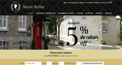 Desktop Screenshot of hotelmarierollet.com